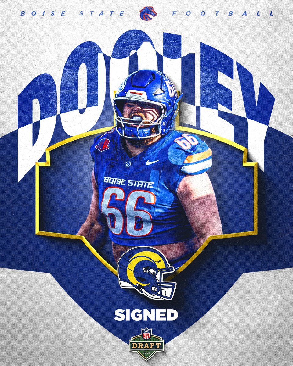 Boise State Football (@broncosportsfb) on Twitter photo Starts in the trenches ๐ช
Ben Dooley is heading to the <a href="/RamsNFL/">Los Angeles Rams</a>
#BoiseStateBuilt Starts in the trenches ๐ช
Ben Dooley is heading to the <a href="/RamsNFL/">Los Angeles Rams</a>
#BoiseStateBuilt