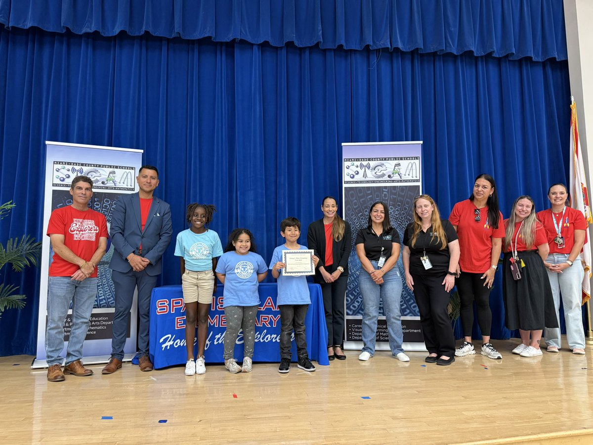 MDCPS’ Robotics Leaders (@mdcpsrobotics) on Twitter photo Sharing great moments with our friends from <a href="/KelseyLPharrES/">Kelsey L. Pharr Elementary School</a> in today’s VEX Go Tournament <a href="/spanishlakeelem/">Spanish Lake Elem</a> where #MDCPSDigitalNatives from <a href="/MDCPS/">Miami-Dade Schools</a> showcased their robotics skills.
❤️🤖
<a href="/MDCPSSTEAM/">M-DCPS STEAM</a> <a href="/NestorEMarcia/">Nestor E. Marcia MDCPS</a> <a href="/mperez_33/">Melyssa Perez</a> <a href="/STEAMDesignated/">STE(A)M School Designation</a> <a href="/MDCPSSci/">M-DCPS Science</a> <a href="/BNCEE_MDCPS/">Biscayne Nature Center Environmental Education</a> <a href="/kim_seitz/">Kim Seitz</a> Sharing great moments with our friends from <a href="/KelseyLPharrES/">Kelsey L. Pharr Elementary School</a> in today’s VEX Go Tournament <a href="/spanishlakeelem/">Spanish Lake Elem</a> where #MDCPSDigitalNatives from <a href="/MDCPS/">Miami-Dade Schools</a> showcased their robotics skills.
❤️🤖
<a href="/MDCPSSTEAM/">M-DCPS STEAM</a> <a href="/NestorEMarcia/">Nestor E. Marcia MDCPS</a> <a href="/mperez_33/">Melyssa Perez</a> <a href="/STEAMDesignated/">STE(A)M School Designation</a> <a href="/MDCPSSci/">M-DCPS Science</a> <a href="/BNCEE_MDCPS/">Biscayne Nature Center Environmental Education</a> <a href="/kim_seitz/">Kim Seitz</a>