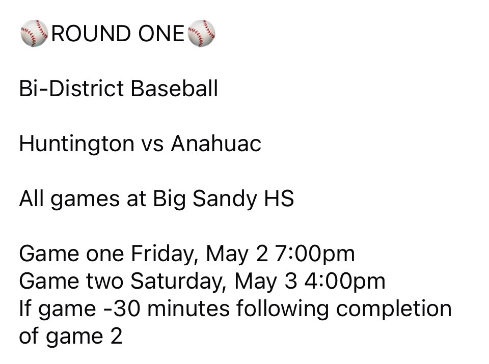 Softball 🥎 Round 2 &amp; Baseball ⚾️ Round 1