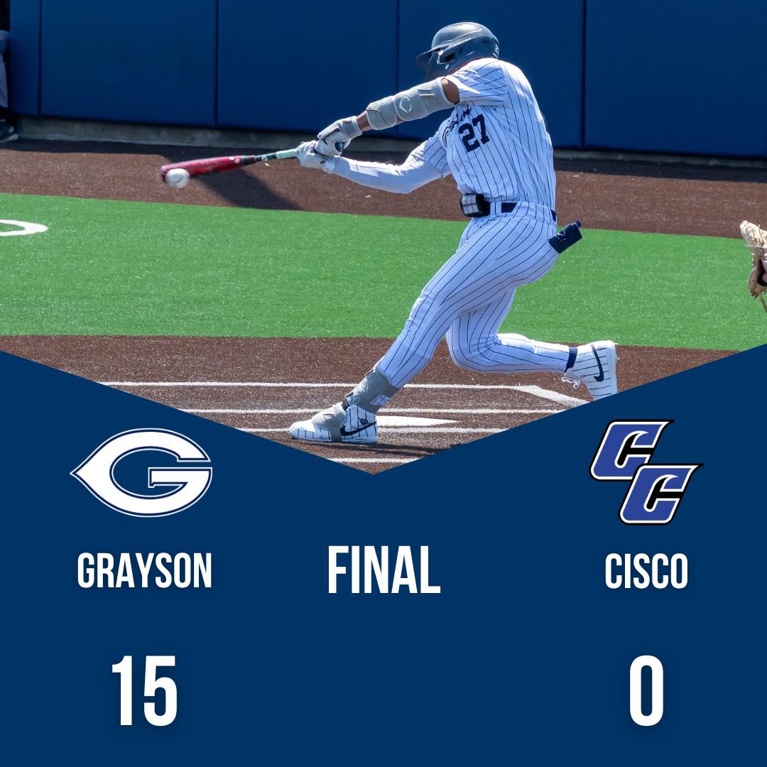 BIG win to start out the day! #GWAY 

-Nik Sanders: 3-4, 2 HR, 3 RBI 
-Sloan Barrett: 3-4, 2-2B, 3 RBI 
-Austin Godwin: 3-4, 2B, 3 RBI 
-JT Cienega: 2-4, 2 RBI 
-Braydon Risley: 5 IP, 0 H, 0 BB, 5 K