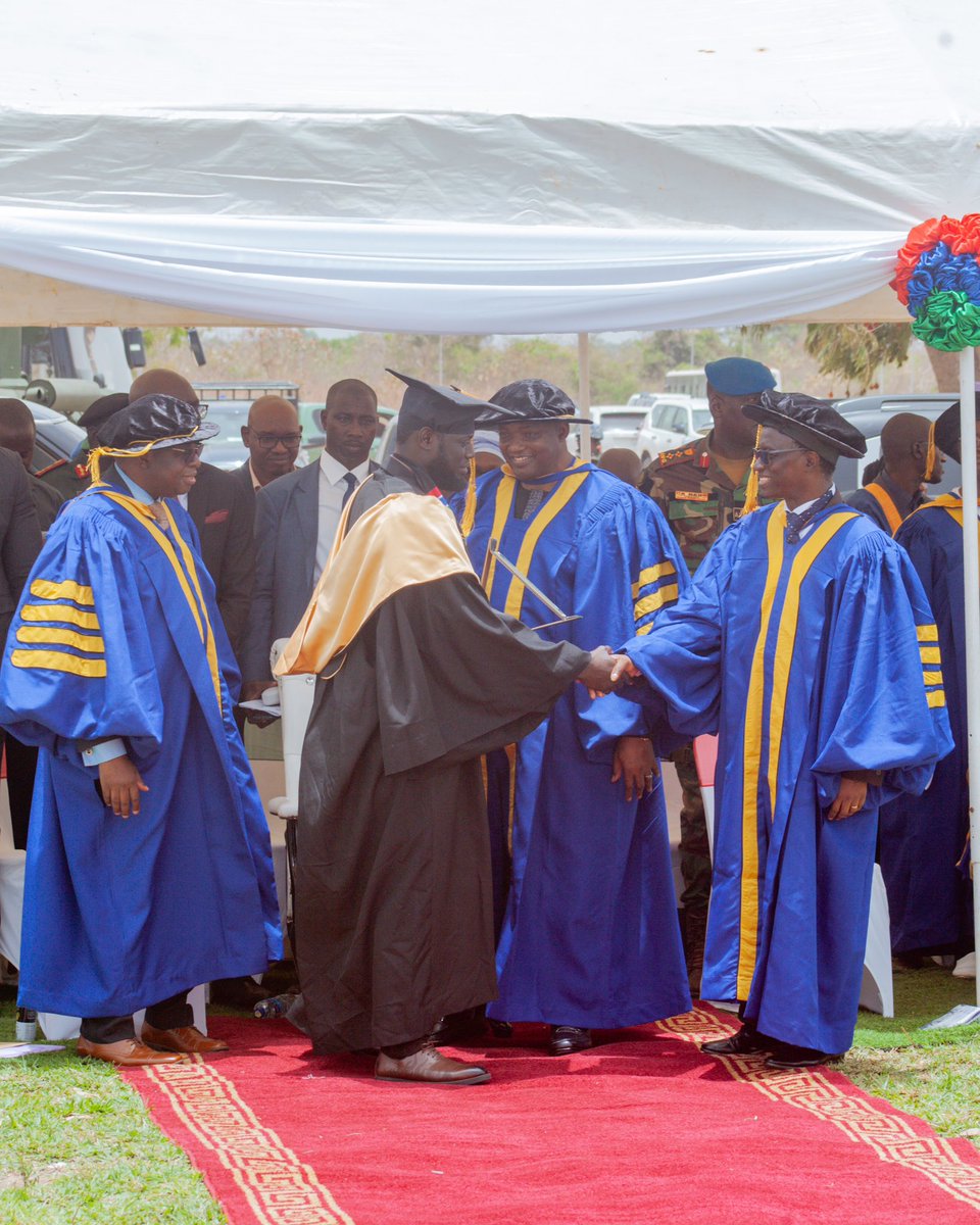 UniOfGambia's tweet photo. We witnessed an inspiring moment as exceptional UTG students were honored for their achievements in academics and and community contributions. These awardees set a new standard of excellence.
#UTGConvocation2025 #UTGLegacy25 #FromUTGToTheWorld #CelebratingBrilliance https://t.co/zS2ENpL3oI
