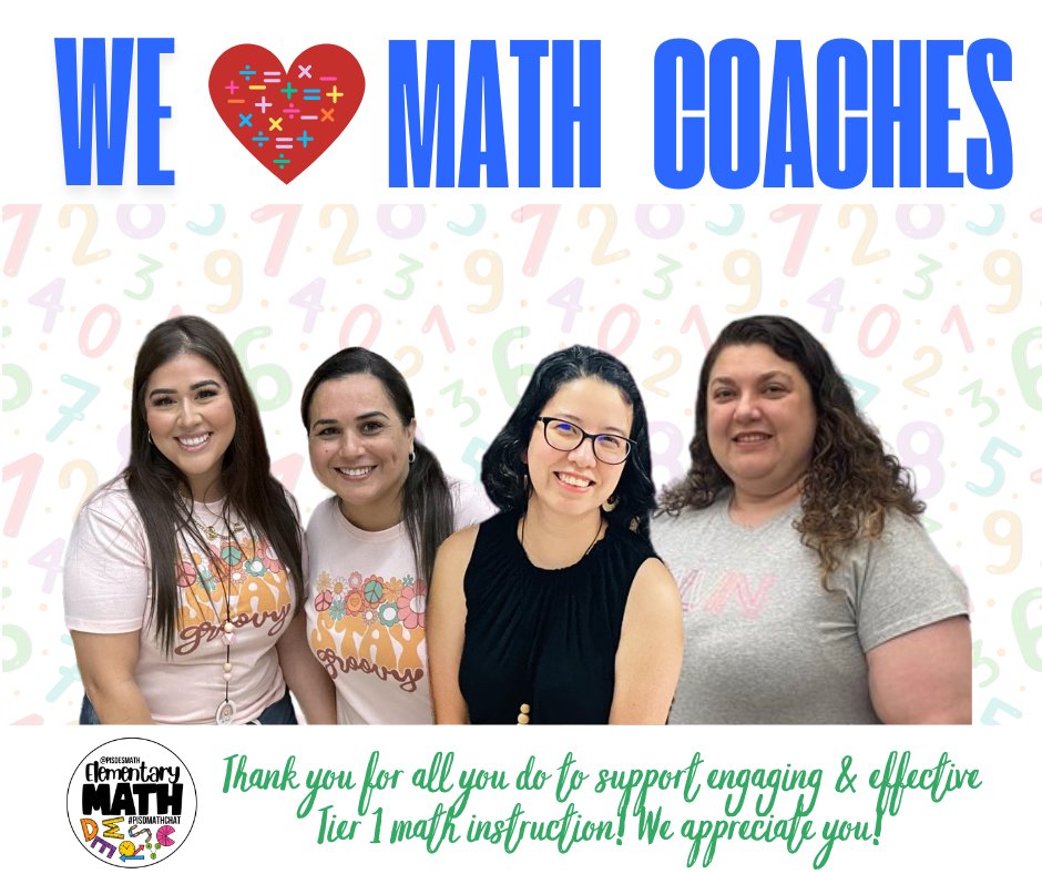 🎉👏We appreciate our #PISDMathChat coaches!
A special shout out to LAR/other coaches that help support math instruction!