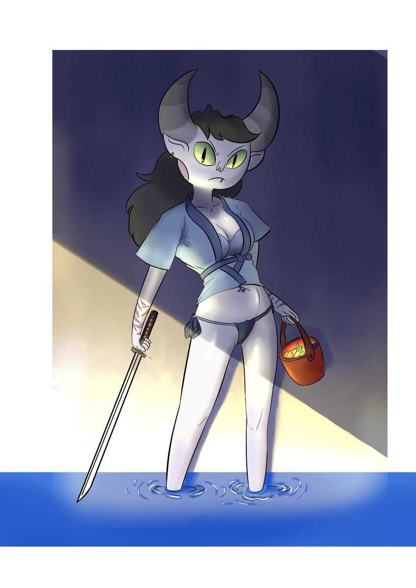 RuleBandit's tweet photo. trying some lighting stuff, I'm having a hard time coloring BP a little bit because his skin is literally white... but White his hex code: FFFFFFFFFF and I have to play with the colors of the backgrounds #banditprincess #adventuretime https://t.co/6fTa6SbwwQ