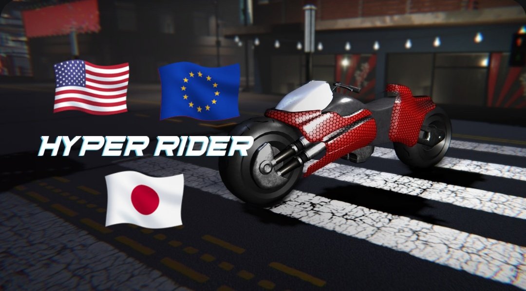 🤠
BIG #GIVEAWAY
#HyperRider 🏍️ for #PlayStation!

I'M GIVING AWAY 15 #PS5 KEYS
5x🇺🇸
5x🇪🇺
5x🇯🇵

❤Like
🔄Repost
☑️Follow⬇️
👤 <a href="/FerKilljoy77/">FerKilljoy</a>
👤 <a href="/cuditgames/">CUDIT Games</a>
🏷️Tag 1 Friend
Comment region📝

♥️Buy Here➡️: bit.ly/3S5MwTQ

#GiveawayAlerts #GiveawayTime #indiedev #indiegame