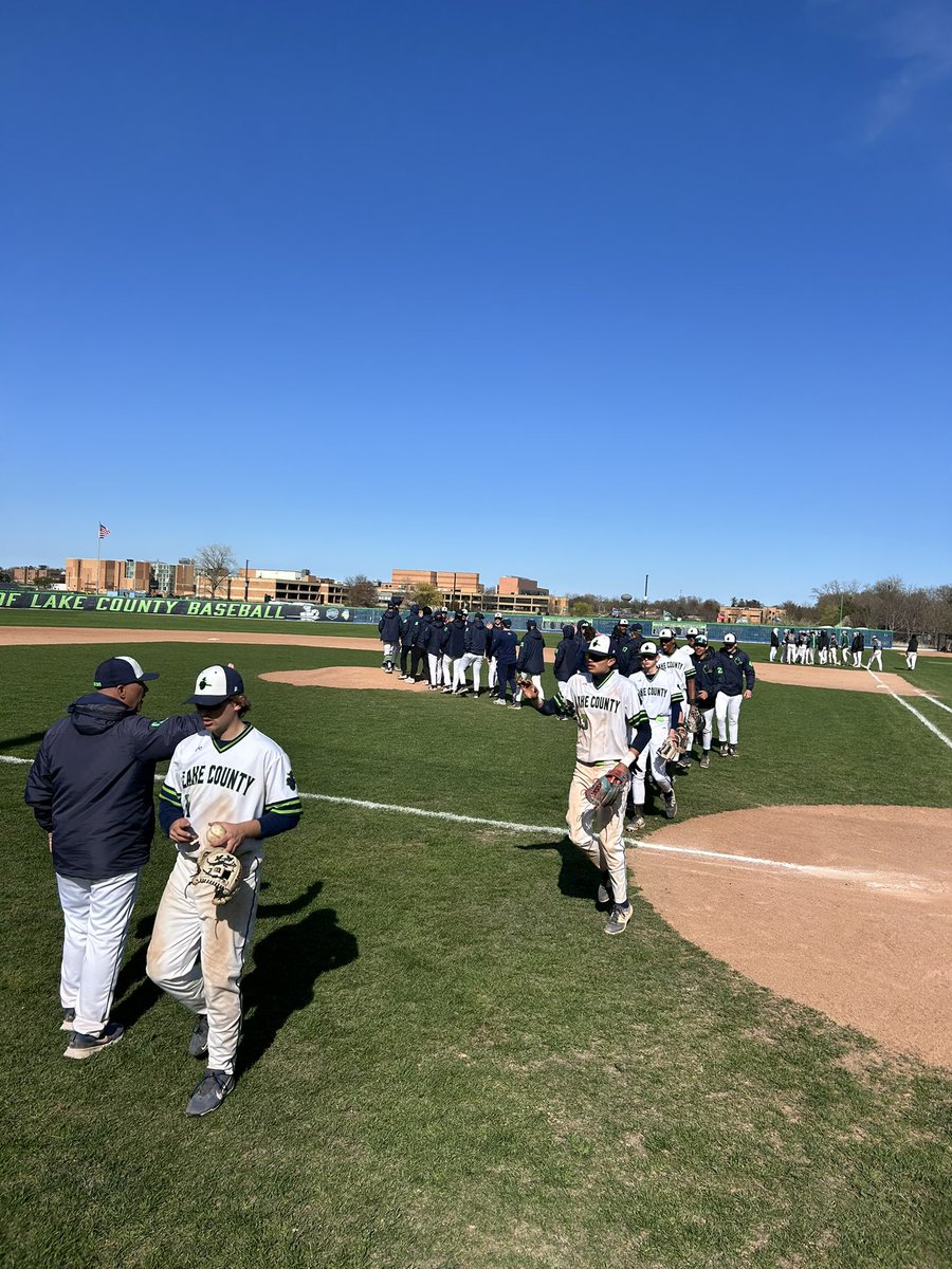 Lancers sweep Moraine Valley winning game two 11-2.  Starter Ethan Peters (CG W) 7IP 6H 5K 0BB 0ER.  Kyle Larson 3-4 1R 2RBI   Aidan Roessler 2-3 double, Blake Twito 2-2 double 1RBI, Jake Redker 1-3 triple 3RBI.   Lancers take on Kankakee Sunday at Gene Hanson Field 1 pm.