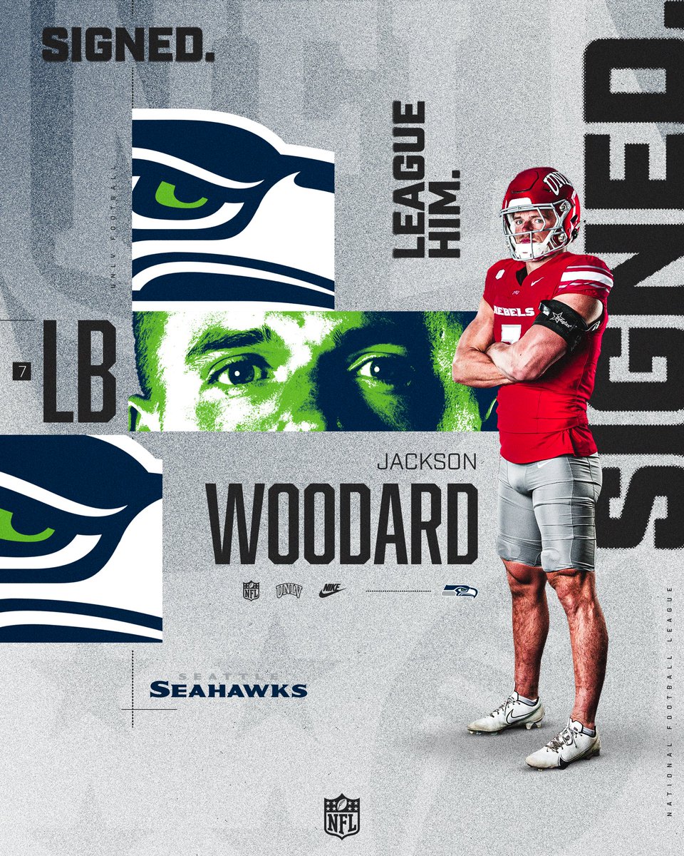 UNLV Football (@unlvfootball) on Twitter photo Woody continues his journey on the west coast 🪵
<a href="/jackson_wood23/">Jackson Woodard</a> | <a href="/Seahawks/">Seattle Seahawks</a> Woody continues his journey on the west coast 🪵
<a href="/jackson_wood23/">Jackson Woodard</a> | <a href="/Seahawks/">Seattle Seahawks</a>