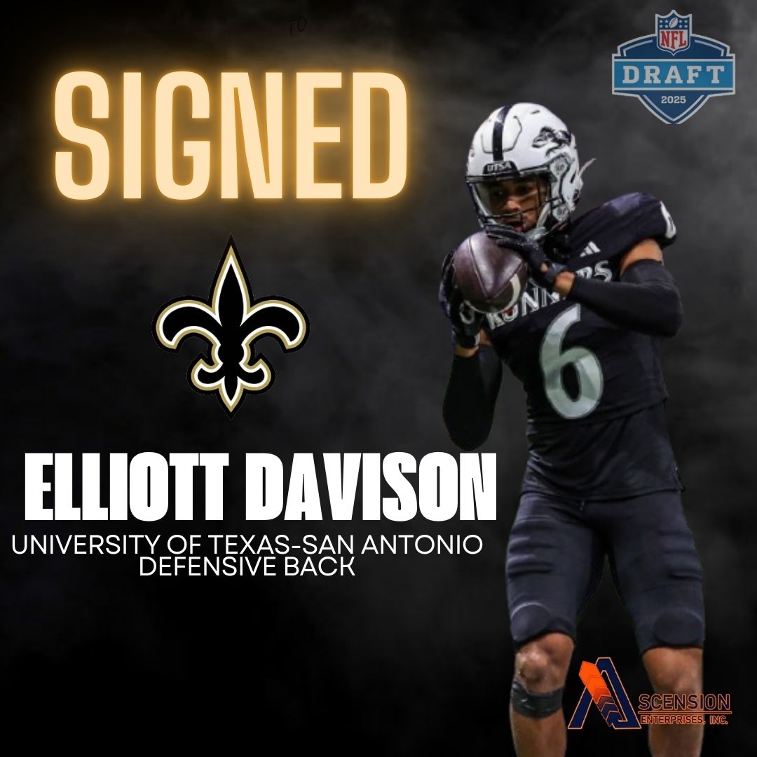 Congratulations @Emunyunfunyun NO's newest <a href="/Saints/">New Orleans Saints</a> !!! ⚜️ <a href="/UTSAFTBL/">UTSA Football 🏈</a>