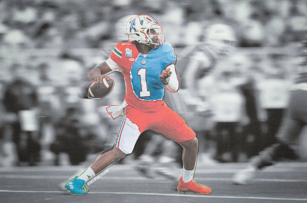 CrucialDesigns's tweet photo. Cam Ward “Draft Night” #1

Cam Ward goes #1 overall to the Titans. I just had to use these sexy Oilers throwbacks

#miamihurricanes #miamicanes #miami #tennesseetitans #titans #nfldraft #nfl #draft #timeschange #oilers #throwbackjerseys #sportsedit #sportsdesign #mixedmedia https://t.co/GEdCsq21Tc