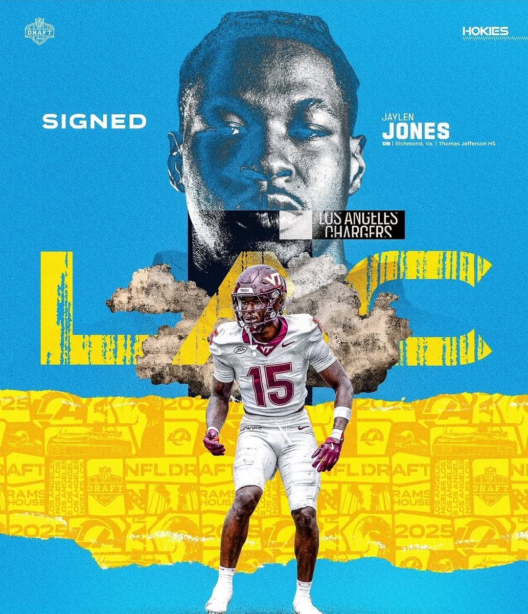 Congratulations to our own Jaylen Jones on signing with the San Diego Chargers. 🔴⚪️💪🏿