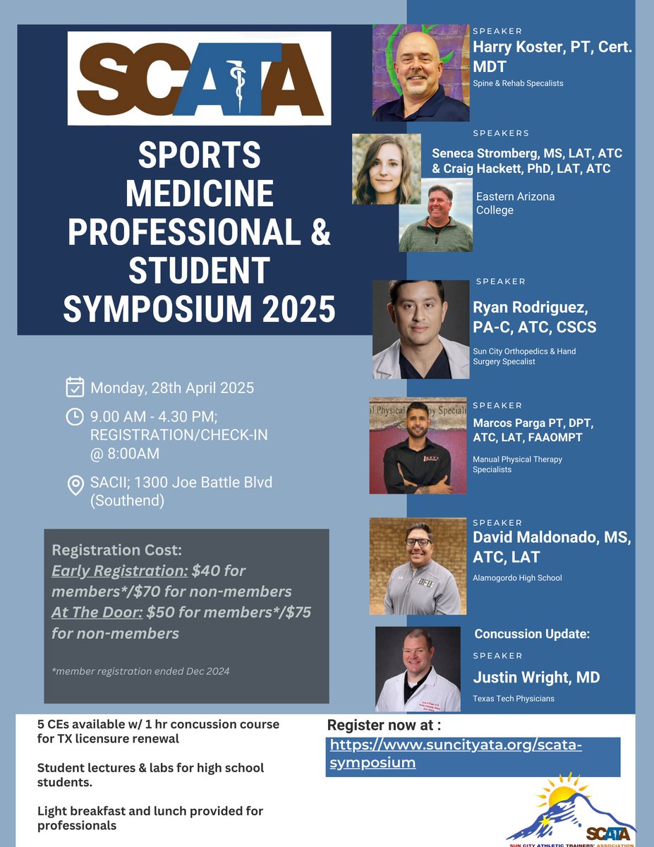 Symposium is in 2 days. If you haven't registered there are limited spots available for at the door pricing.