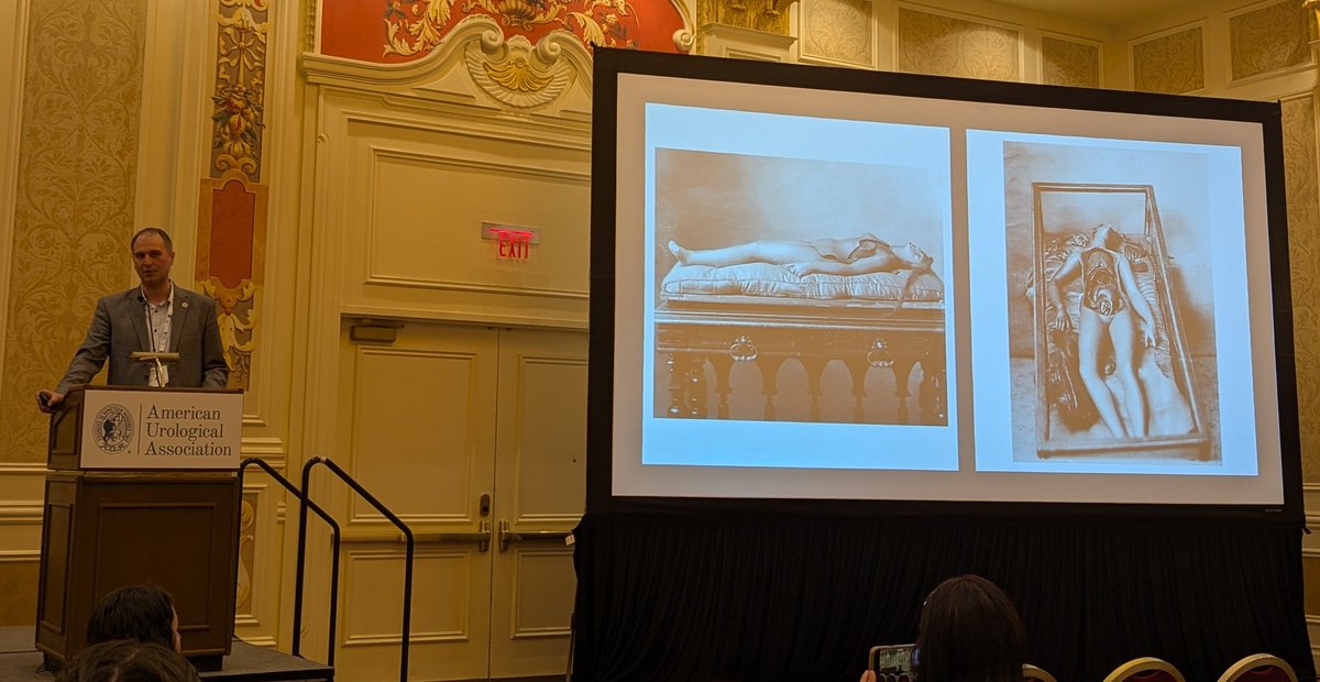 Stephen J. Hassig (@stephenhassigmd) on Twitter photo Interesting talk on the history of surgical simulation by Tom Osinski, MD from <a href="/URMCUrology/">URMC Department of Urology</a> during #AUA2025 <a href="/AmerUrological/">Amer. Urol. Assn.</a> - What's old is new again! Interesting talk on the history of surgical simulation by Tom Osinski, MD from <a href="/URMCUrology/">URMC Department of Urology</a> during #AUA2025 <a href="/AmerUrological/">Amer. Urol. Assn.</a> - What's old is new again!