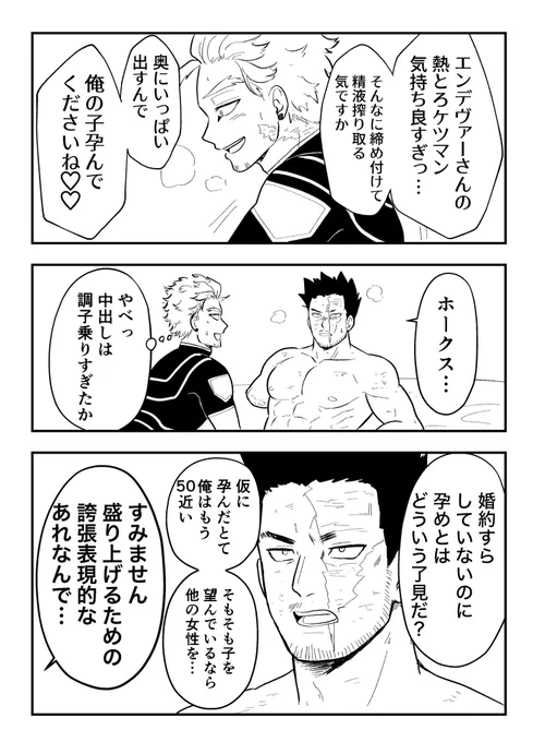 お題「セッ中に下品な言葉責めする🦅と事後に説教する🔥(ホー炎)」 遅くなりました…! 