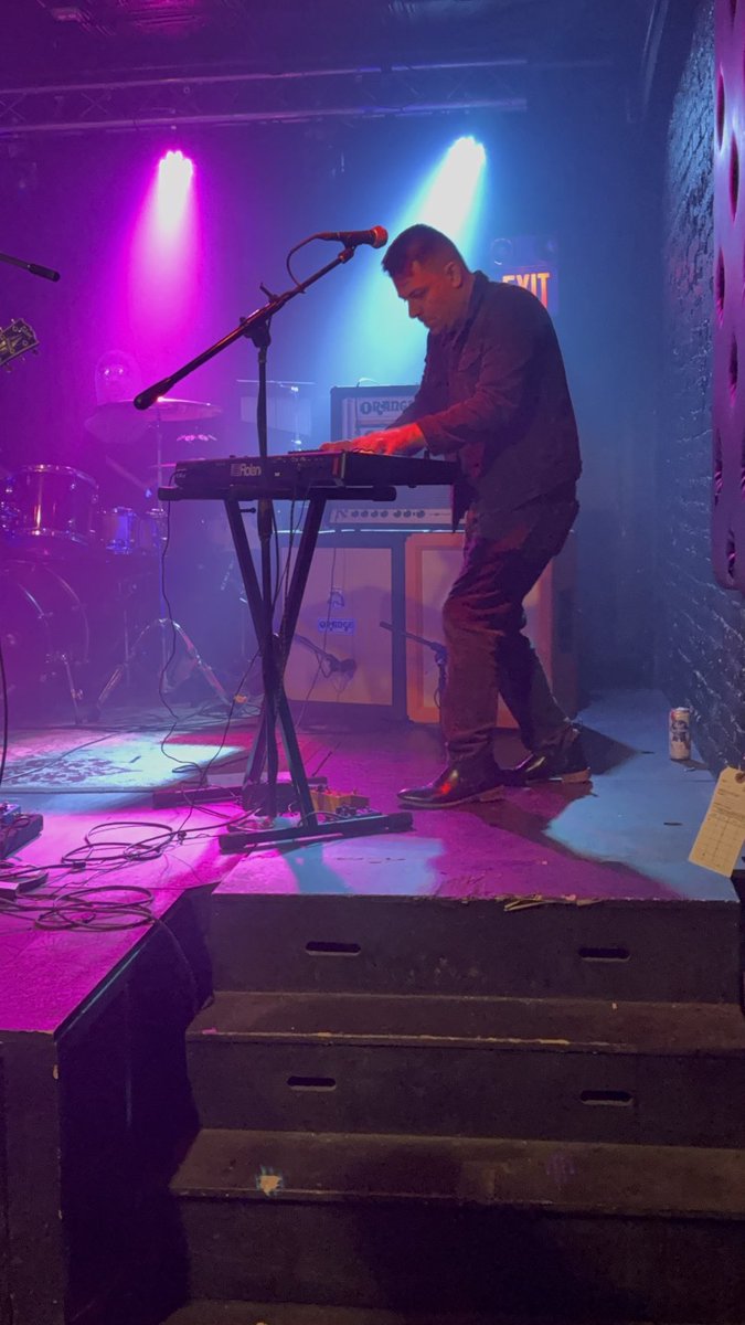 usanachris's tweet photo. We Killed The Lion was up next. I might have seen these guys without a keyboard player, I like the addition. There is a drummer back there, but the smoke machine was running on high. #LiveMusic #ConcertsWithChris #LiveWireLounge #Chicago https://t.co/u017yI1zC8
