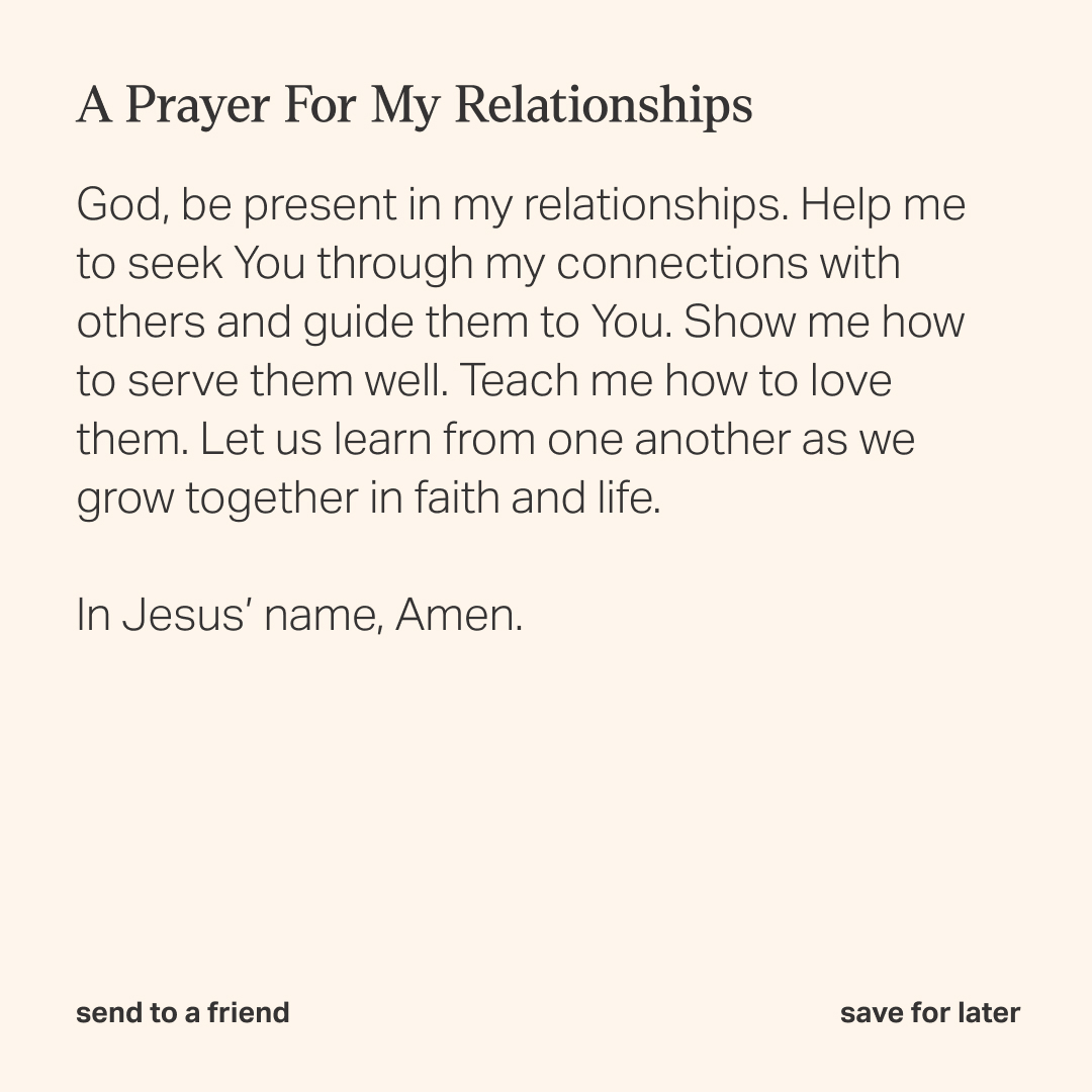 YouVersion's tweet photo. Sometimes, our relationships with others can be difficult. At other times, they can be a blessing and bring us closer to God! Open your Bible App and search “relationships” in the Discover tab to find verses, Plans, and videos today. https://t.co/K7qJWSMsNH