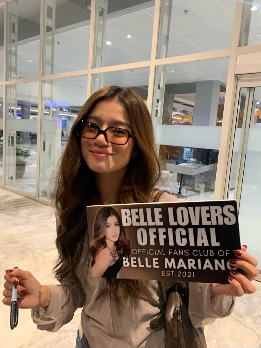 BelleloversOFC's tweet photo. Airport salubong 🛬❤️

#BelleMariano https://t.co/pWcgVjFygY