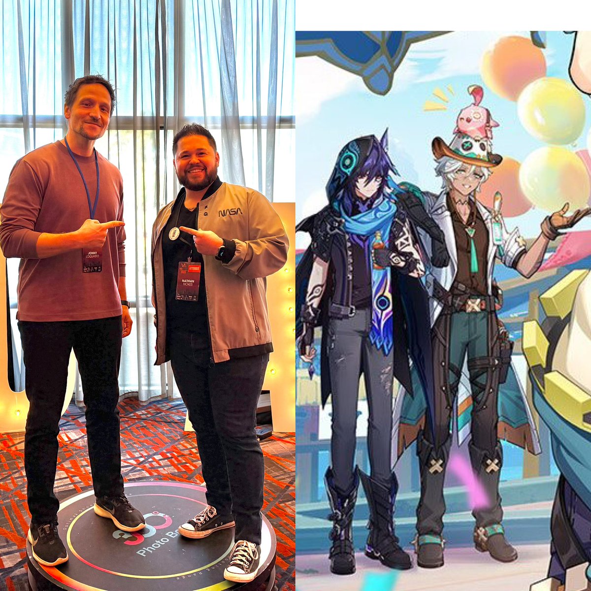 JQuasto's tweet photo. Just a couple of good bros, bro! 🥬 
#GenshinImpact #Ororon #Ifa https://t.co/OjVHAIUCXj