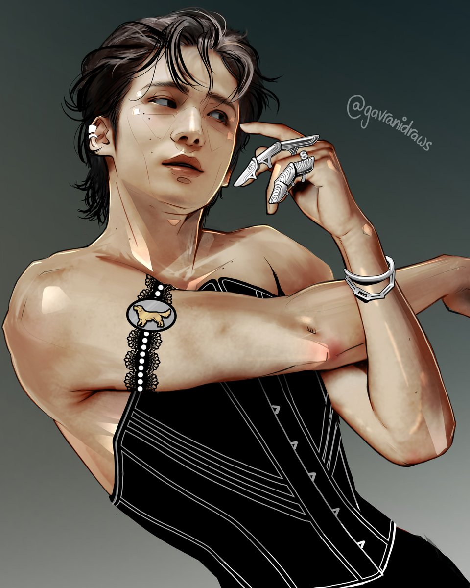 corset 🐶 #YUNHO #ATEEZfanart