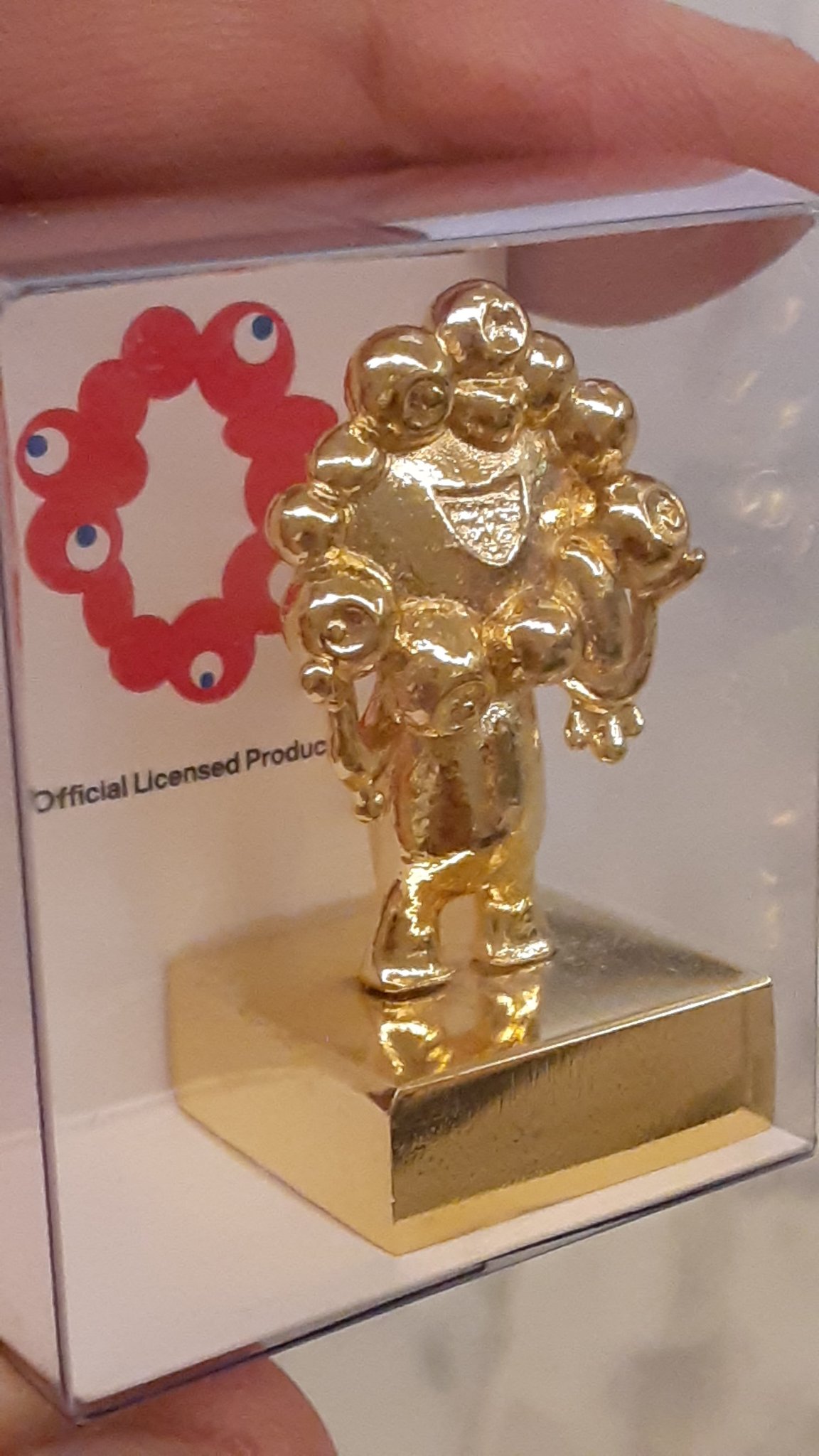 日本国宝展×大阪万博コラボ ミャクミャクの金印