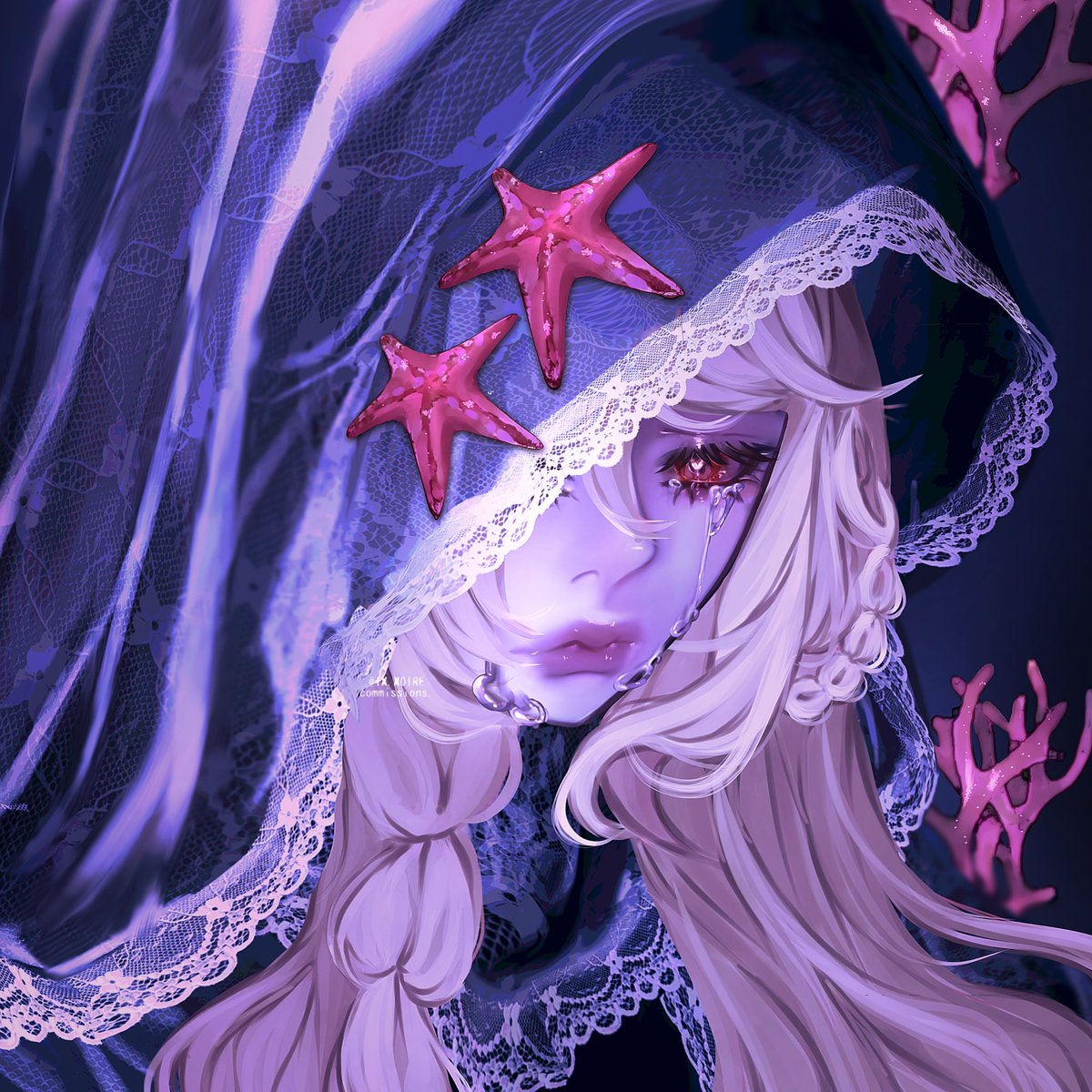 rora_VT's tweet photo. Pretty girls pretty cry ✨🌙🪼
WAHHH NEW ART!!! SHES SO PRETTY!!! I LOVE IT SO MUCH!!
Thank u to the lovely @ix_xoire for this amazing art piece!!
#Vtuber #ENVtuber #VtuberUprising #roracore #art https://t.co/blB6vaAEwy