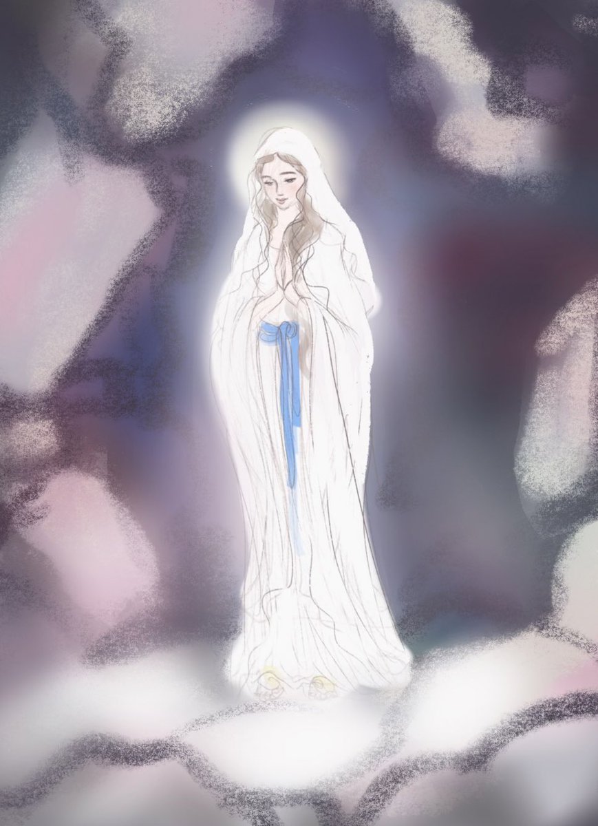 Our lady of lourdes✨🕊️