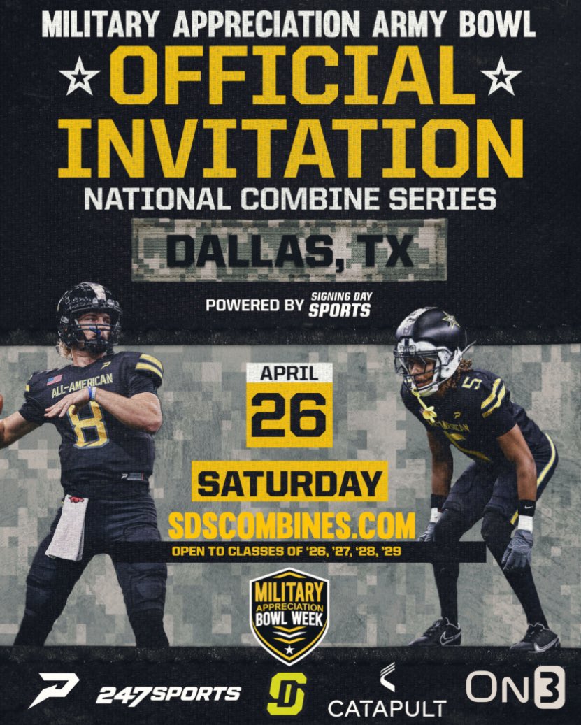 Thank you for the invite <a href="/USArmyBowl/">Military Appreciation Bowl Week</a> I had a great time today and learned that that #SAVAGE mindset! <a href="/JeffHecklinski/">Jeff Hecklinski</a> <a href="/SDSports/">Signing Day Sports</a> <a href="/CoachStuJohnson/">Stu Johnson</a> <a href="/CoachTimBrooks/">Tim Brooks</a>
