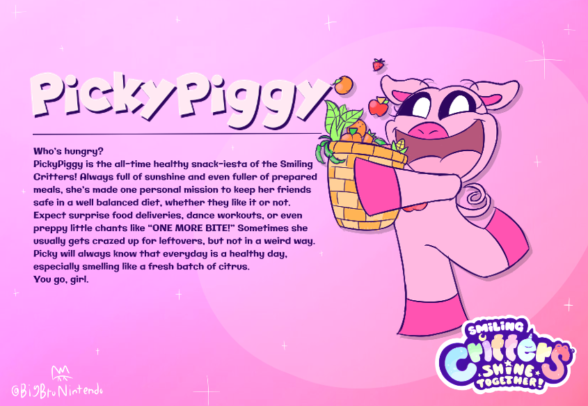bigbronintendo's tweet image. Meet PickyPiggy! 🩷
#SmilingCritters #SmilingCrittersFanart #SmilingCrittersAU #SmilingCrittersShineTogether #PickyPiggy #PoppyPlaytime #fanart