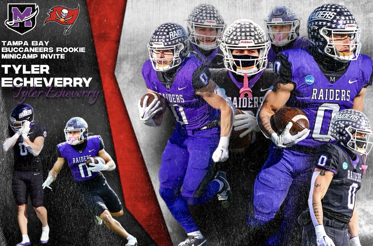 Mount Union Football (@mountunionfb) on Twitter photo #ChampionTheStandard βΆοΈ Tampa Bay π΄ββ οΈ
Tyler Echeverry has received an invite to the <a href="/Buccaneers/">Tampa Bay Buccaneers</a> rookie minicamp!
#NFL | #D3 #ChampionTheStandard βΆοΈ Tampa Bay π΄ββ οΈ
Tyler Echeverry has received an invite to the <a href="/Buccaneers/">Tampa Bay Buccaneers</a> rookie minicamp!
#NFL | #D3