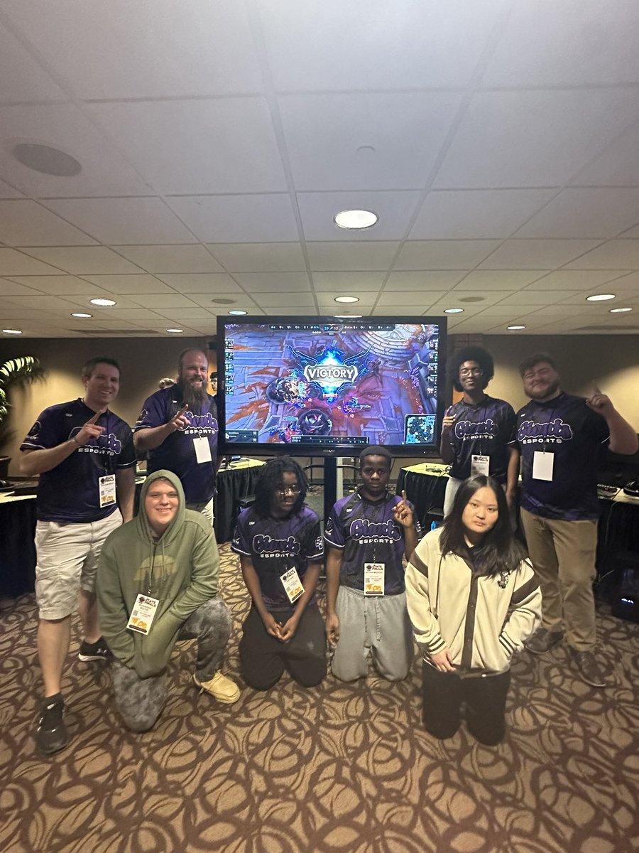 EsportsBen's tweet photo. That’s right. Not one, but two state titles for Ben Davis esports!  League of Legends won a long and hard fought best of 3 match vs. Lawrenceburg. 
😎🎮🏆 https://t.co/VIBBvbbdLX