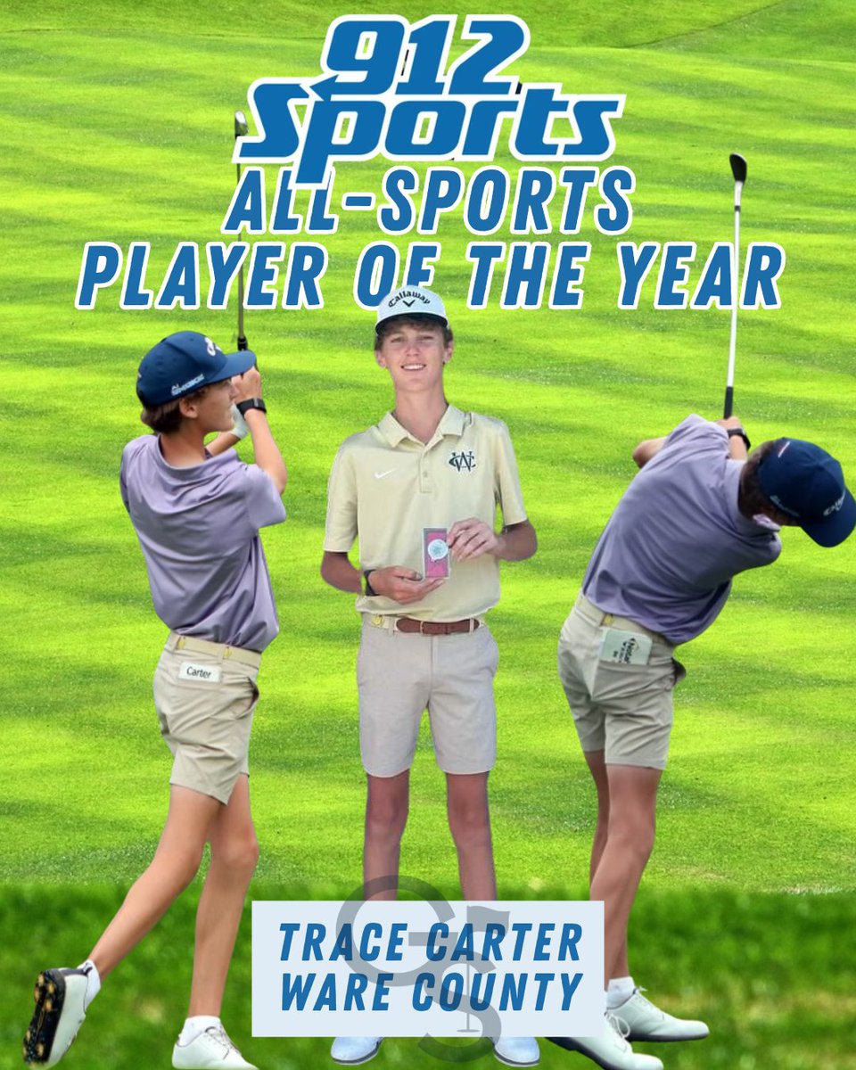 GS Men's Golf (@gasoutherngolf) on Twitter photo Congratulations to incoming Eagle Trace Carter on being named the <a href="/912Sports/">912 Sports</a> All-Sports Player of the Year 👏👏
#GATA | #HailSouthern Congratulations to incoming Eagle Trace Carter on being named the <a href="/912Sports/">912 Sports</a> All-Sports Player of the Year 👏👏
#GATA | #HailSouthern