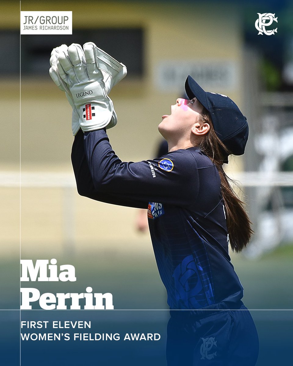 🏅Congrats to the Women's First XI award winners for season 2024/25:

▪ Karen Brown Trophy for Women's Bowling: Lucy Page - 14 wkts @ 22.29

▪ Ando Aparo Trophy for Women's Batting: Merinda Hale - 431 runs @ 30.79

▪ Women's Fielding Award: Mia Perrin

👏👏👏

#TrueBlues