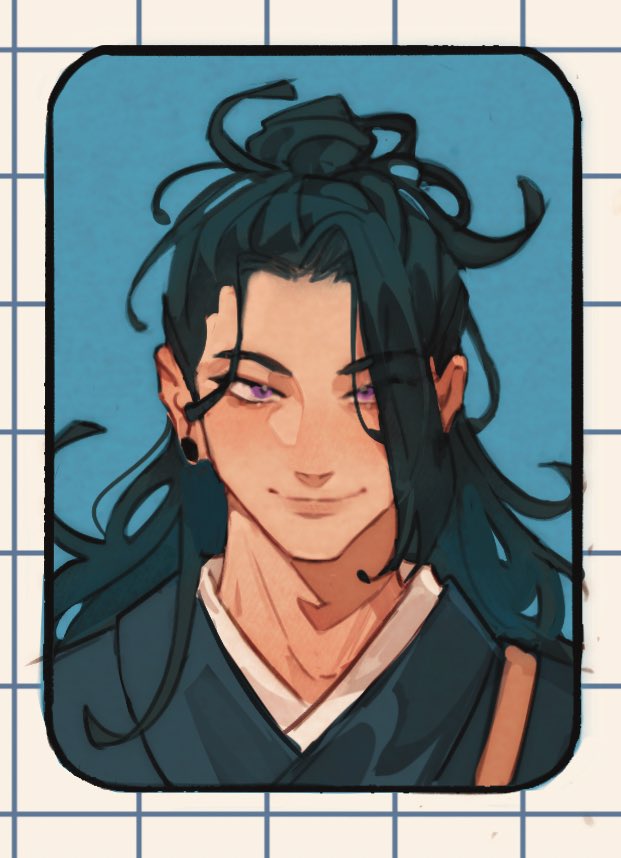 I like to draw geto's hair like a spider lily