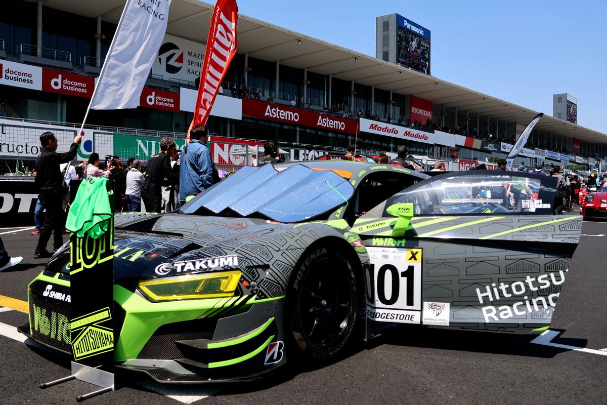 シュウイチ　r3 r8 101 Hitotsuyama Audi R8 LMS #S耐 #スーパー耐久 #鈴鹿サーキット