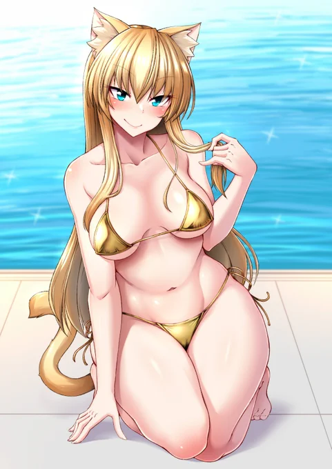 GWなので、お姉さんから金ビキニ見せつけ挑発されてムラムラしたい! 