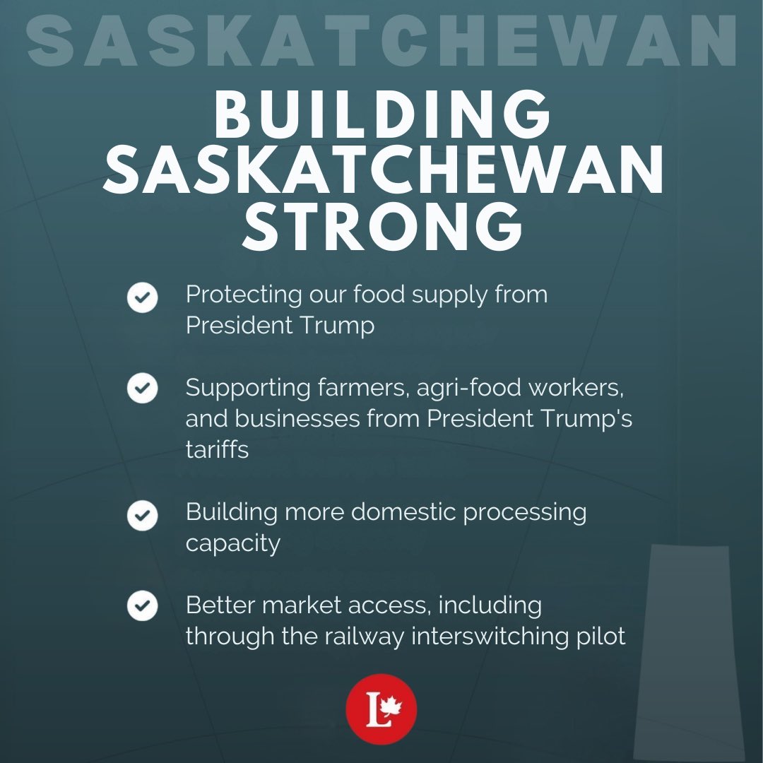A stronger Saskatchewan isn’t something we wait for. It’s something we build.

By backing our farmers and processors. By adding more value here at home. By opening up better ways to get to market — and fighting back when people try to tear us down.

Not boom and bust. Not