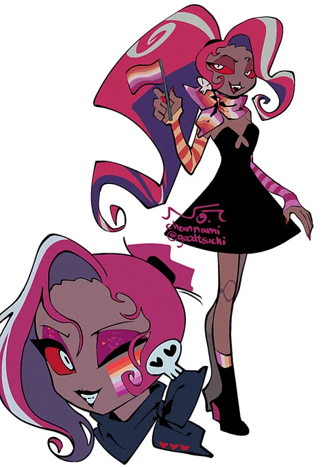#LesbianVisibilityDay#HazbinHotelVelvette 
