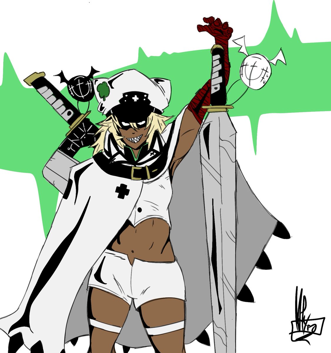 Mrpyromaniatic's tweet image. Ram ram #GuiltyGearStrive #fanart