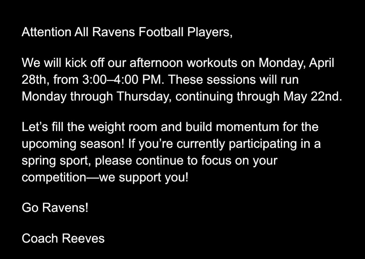 Back in Business!!! #RavenStrong