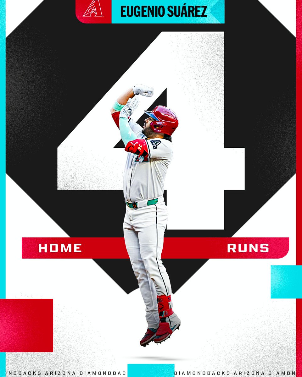 EUGENIO SUÁREZ 💣💣💣💣

4 HOME RUNS IN ONE GAME!