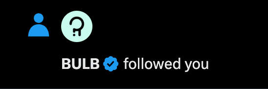 BULB tweet media