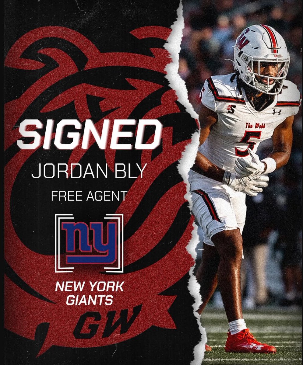 Myers Park Football (@myersparkfball) on Twitter photo Congratulations to Mustang Alum @j0rdanbly for signing with @nygiants! Congratulations to Mustang Alum @j0rdanbly for signing with @nygiants!
