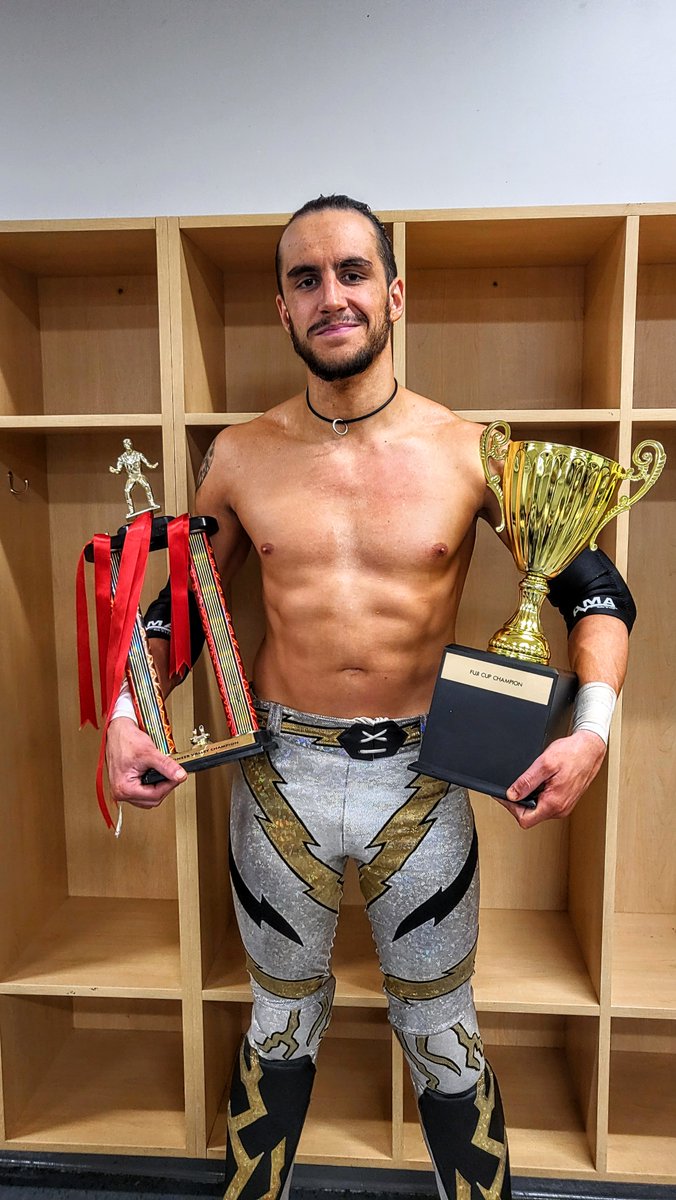 Dusty 2 Trophies 🏆

#AndNew <a href="/PVPwrestling/">PVP Wrestling</a> All Valley Champion