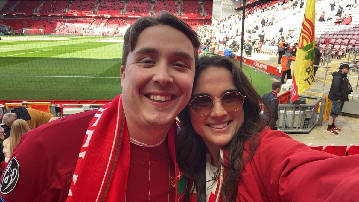 OLSCDelaware's tweet image. #firststatereds  One of our own,  Conor Griffith shot this amazing video. Thanks Conor!

🚨See you tomorrow: 11:30 am @liverpoolfc @premierleague match vs @spursofficial 

🥫🥫 Support @FoodBankofDE   bring canned goods + food donations. 

#myplmorning
#YNWA
#UTR