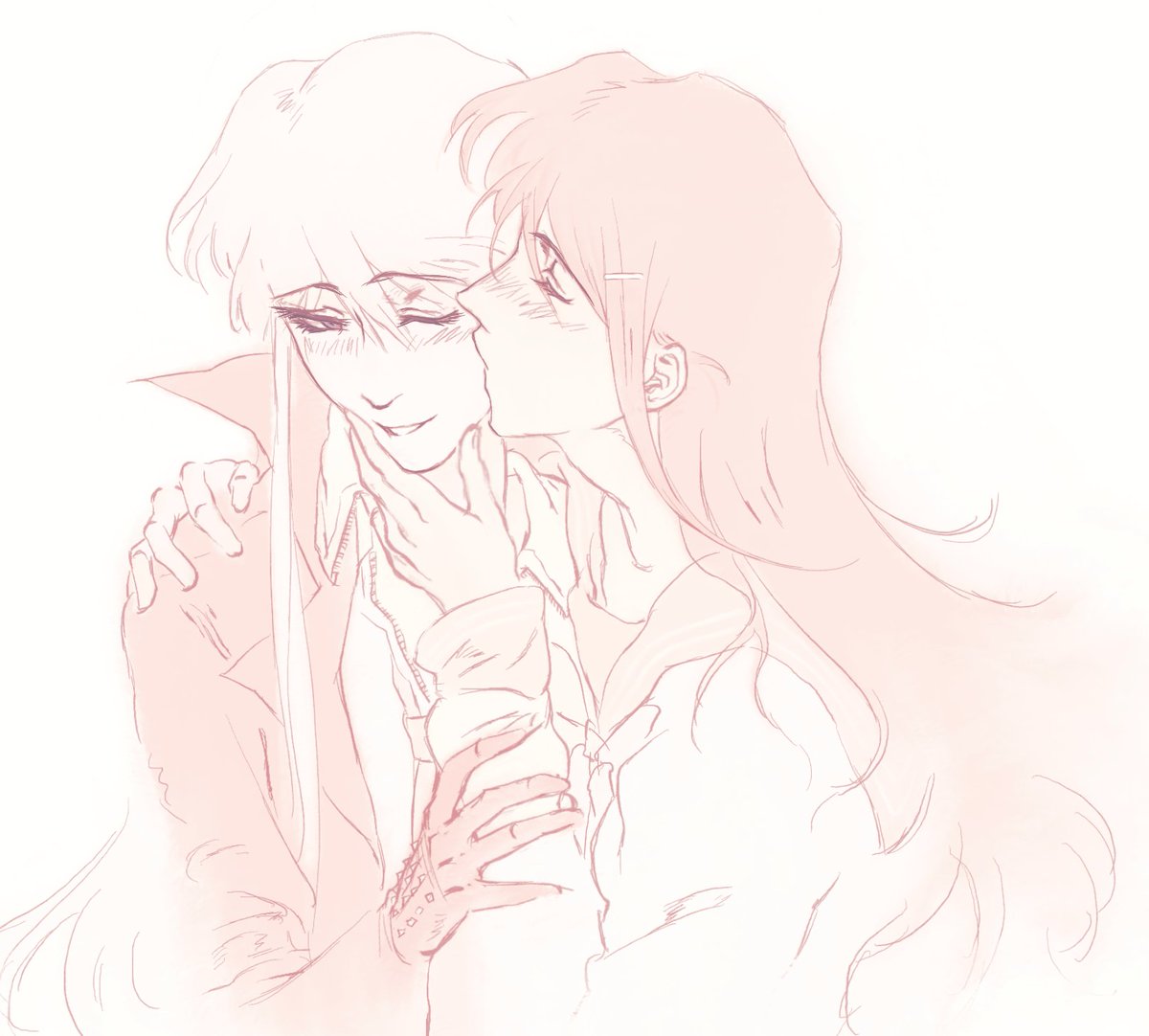kiss kiss🥺💞

#ダンガンロンパ #danganronpa 
#霧舞 #Kirizono