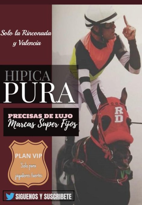 hipicapura's tweet photo. Vamos a jugar puestos ganadores y mas a Gran Avelina 🔥 en la 1era del Domingo 
Dale RT https://t.co/seuArIyCRY