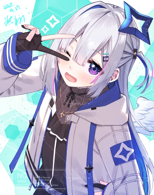 笑顔のピースたそ。万博がんばー#かなたーと 