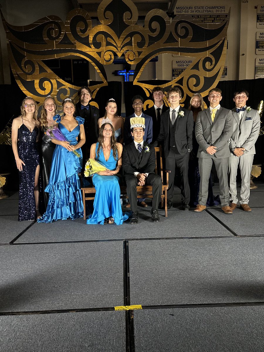 Announcing the class of 2025 Prom King Will Devine and Queen Sophia Hurst