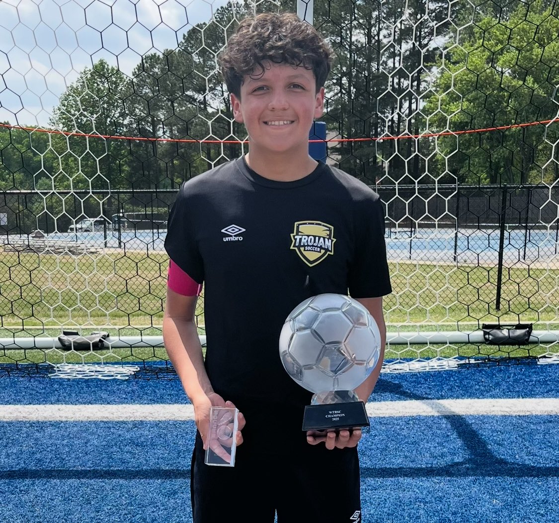 Congratulations to Dyersburg Middle School 8th Grader Celso Gonzales, who was named All Conference Player after the conclusion of the 2025 West Tennessee Regional Conference Championship Game!