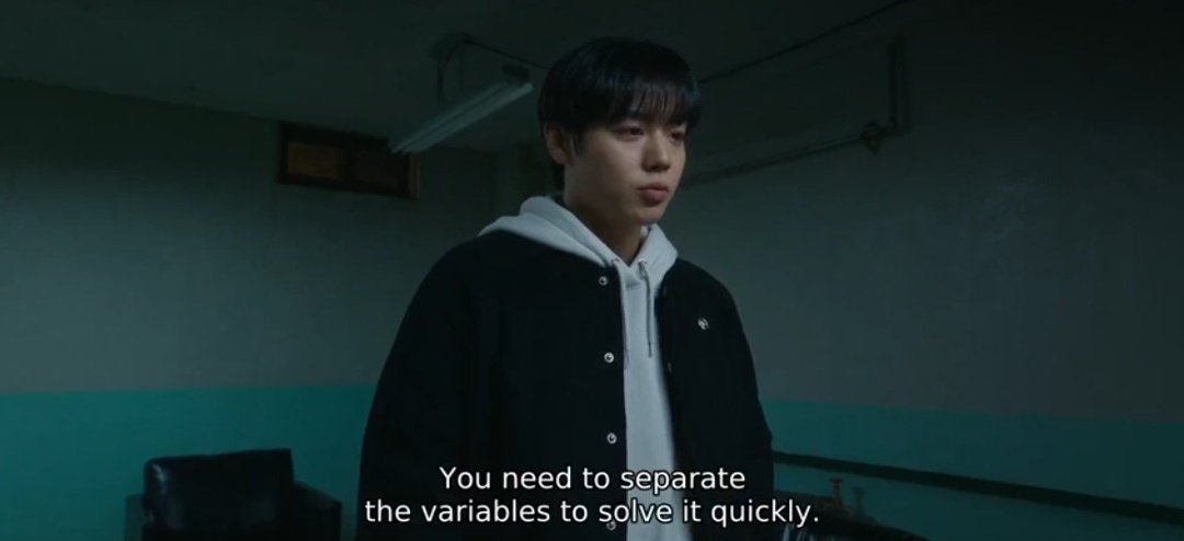 dearbubble7's tweet photo. we need to talk more about when sieun solved the only math problem baekjin failed on the exam by just looking at it once >>> that was HOT 

#약한영웅Class2 #WeakHeroClass2 #WeakHeroClass2Ep4 https://t.co/q0ffvdUejL