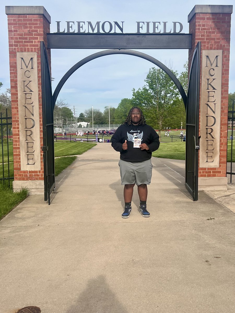 RyanHuntJr63's tweet photo. Had a great time at @Mckendree_FB  learn a lot from different players and coaches thank you @Coach_Taylor05  @CoachRejfek  and the rest of the staff for having me!!! https://t.co/UipgzziyTb