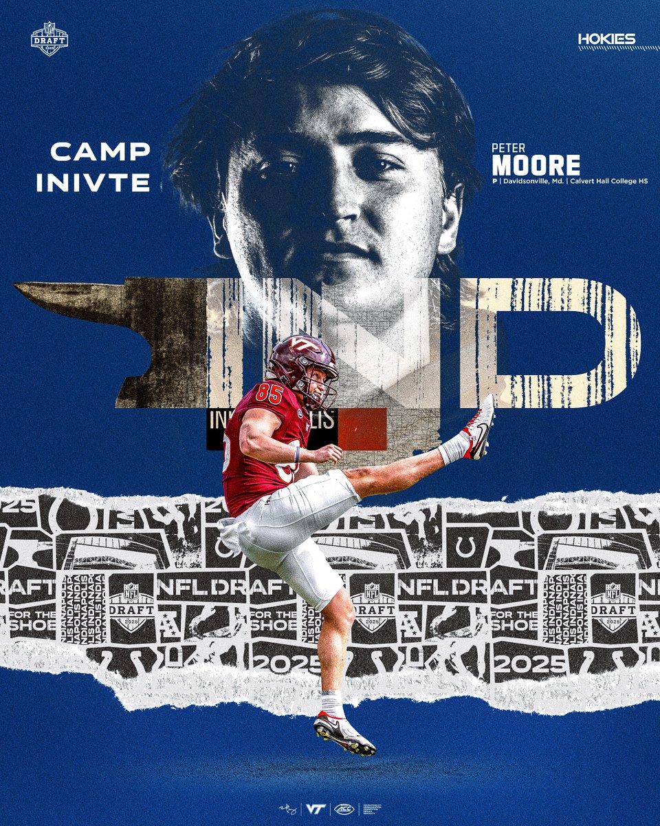 Beamer Ball headed to Indy 😎

Peter Moore has been invited to a mini camp with the <a href="/Colts/">Indianapolis Colts</a> 

#ThisIsHome | #NFLDraft | <a href="/moorepete18/">Peter Moore</a>